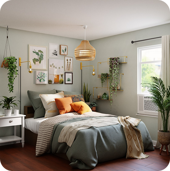 Modern bedroom 1